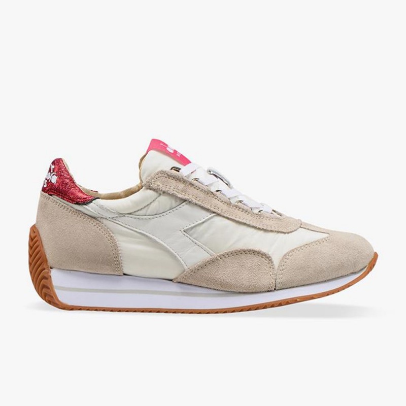 Basket Basse Diadora Equipe Femme Beige | MZNQJOR-03