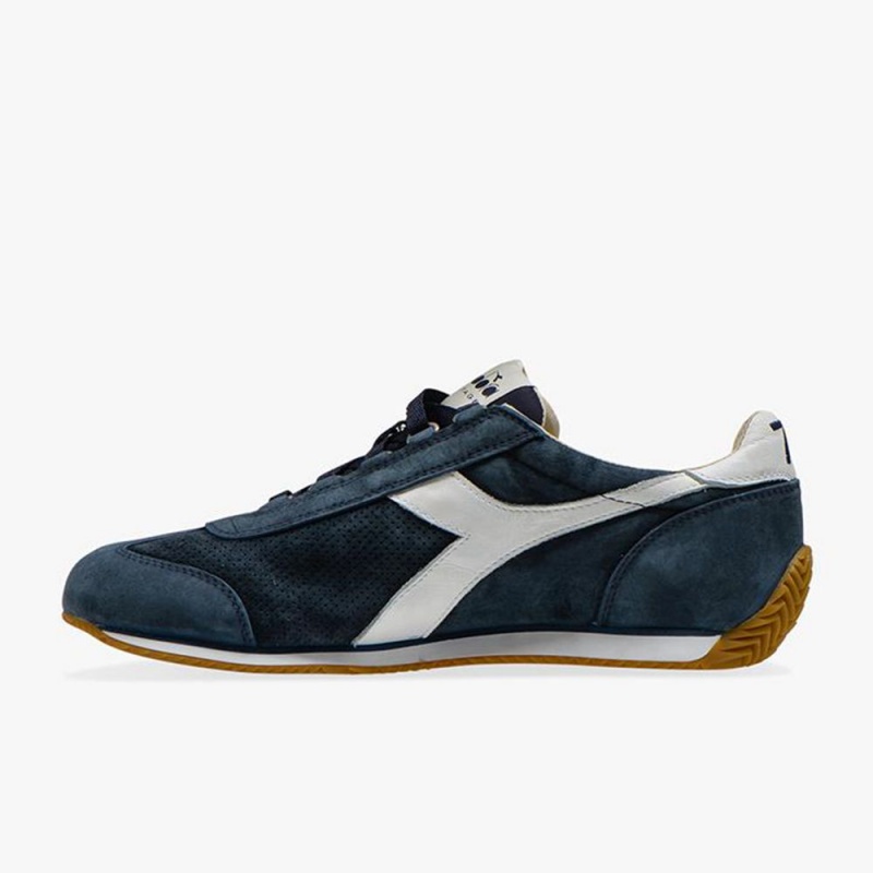 Basket Basse Diadora Equipe Femme Bleu Marine | BHMCYDU-37