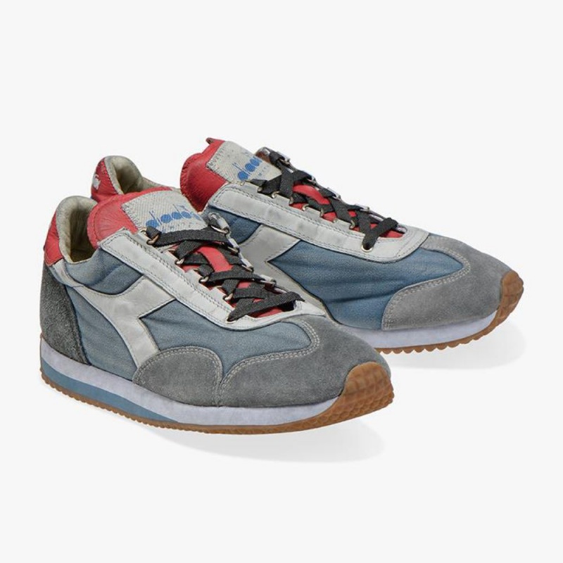 Basket Basse Diadora Equipe Femme Bleu | OHSIERN-32