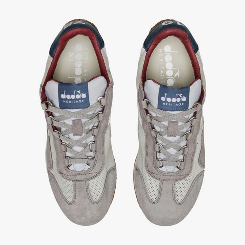 Basket Basse Diadora Equipe Femme Grise | XRYKWEI-85