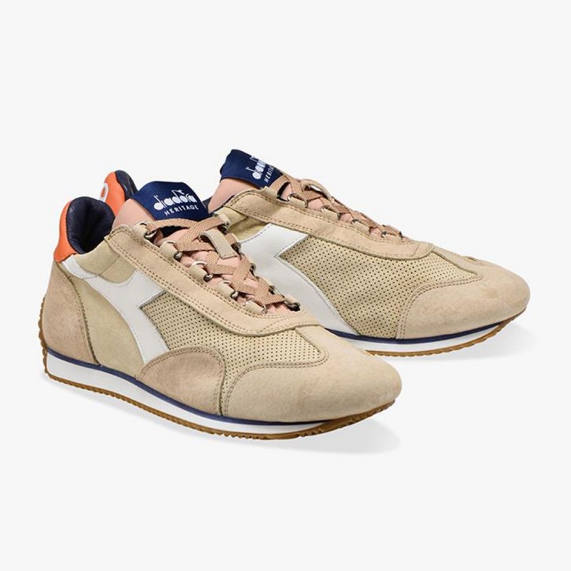 Basket Basse Diadora Equipe Homme Beige | MFEBDSW-73