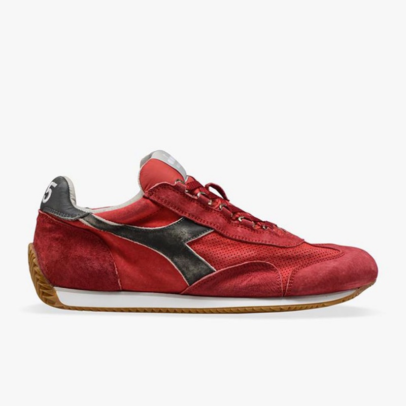 Basket Basse Diadora Equipe Homme Rouge | TFGURLH-62