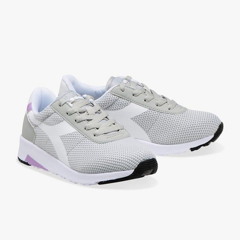 Basket Basse Diadora Evo Run Enfant Grise | PDCIAEB-45