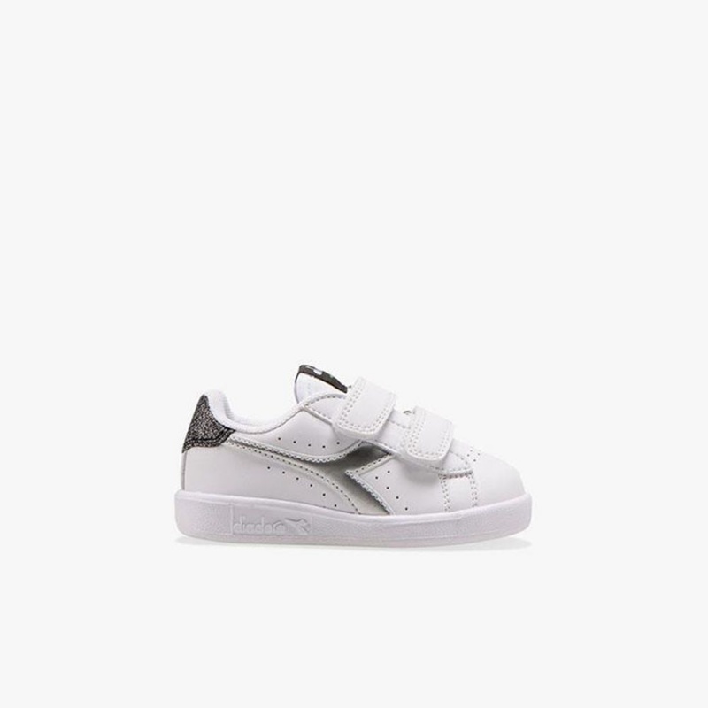 Basket Basse Diadora Game Enfant Blanche | QTHXNPM-53