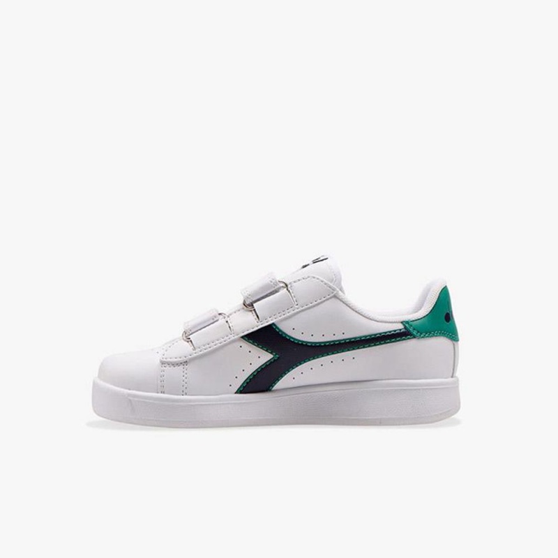 Basket Basse Diadora Game Enfant Blanche | YGDIAWK-42