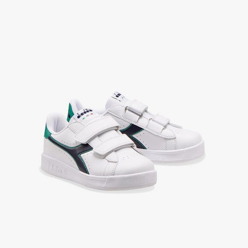 Basket Basse Diadora Game Enfant Blanche | YGDIAWK-42