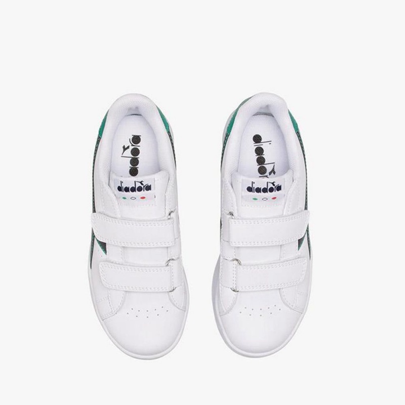 Basket Basse Diadora Game Enfant Blanche | YGDIAWK-42