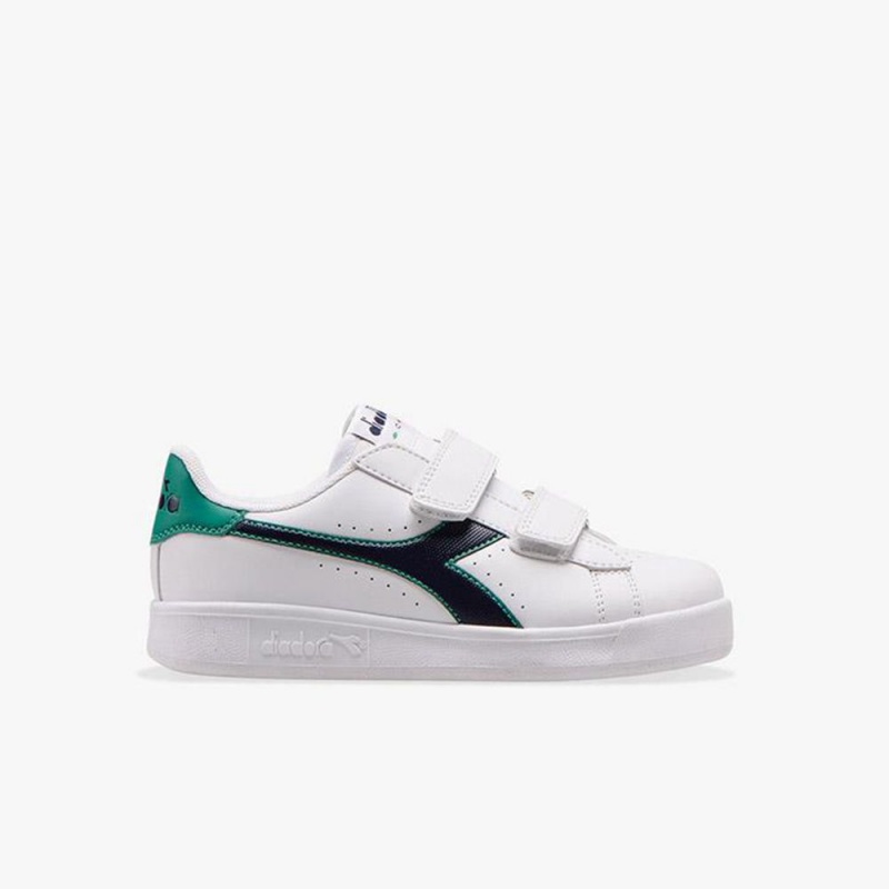 Basket Basse Diadora Game Enfant Blanche | YGDIAWK-42