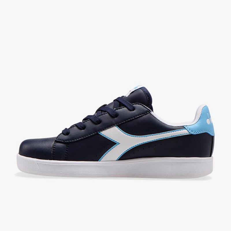 Basket Basse Diadora Game Enfant Bleu Marine | TGFKXRJ-83