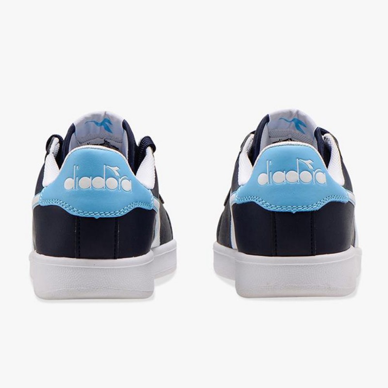 Basket Basse Diadora Game Enfant Bleu Marine | TGFKXRJ-83