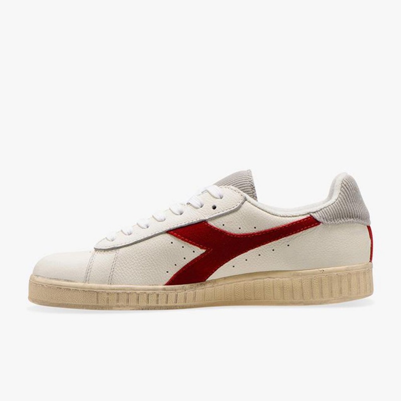 Basket Basse Diadora Game Femme Rouge | JRLZUVI-68