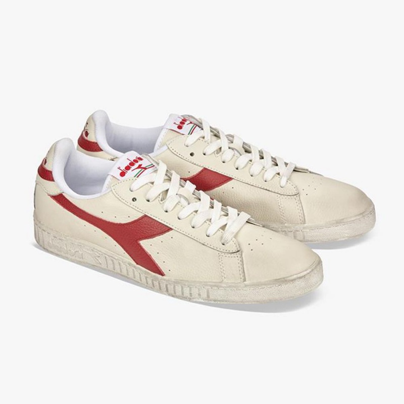 Basket Basse Diadora Game Femme Rouge | VTPWCAI-34