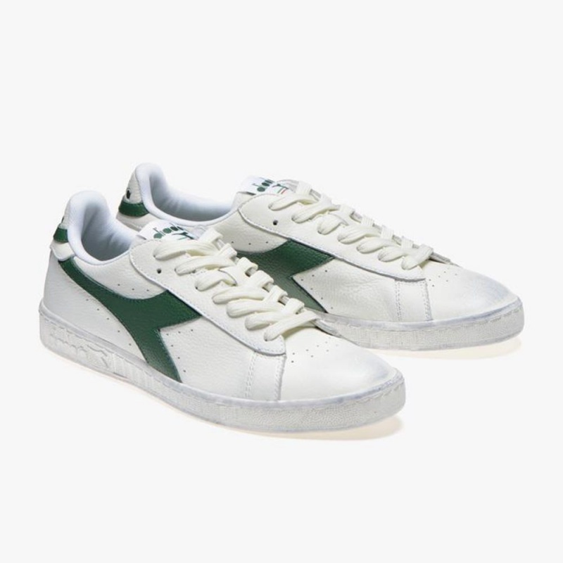 Basket Basse Diadora Game Homme Vert | EDHCQRU-74