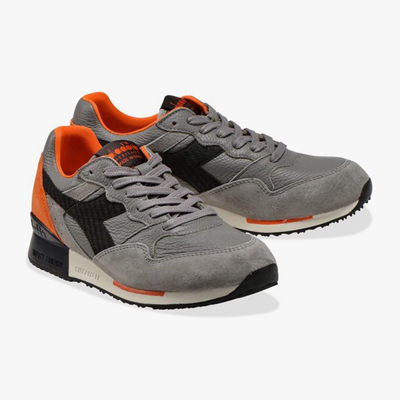 Basket Basse Diadora Intrepid Homme Grise | QLWDTKB-27