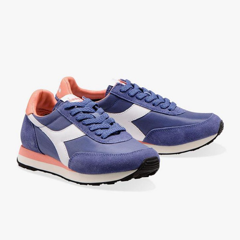 Basket Basse Diadora Koala Femme Bleu | RMVZISE-42