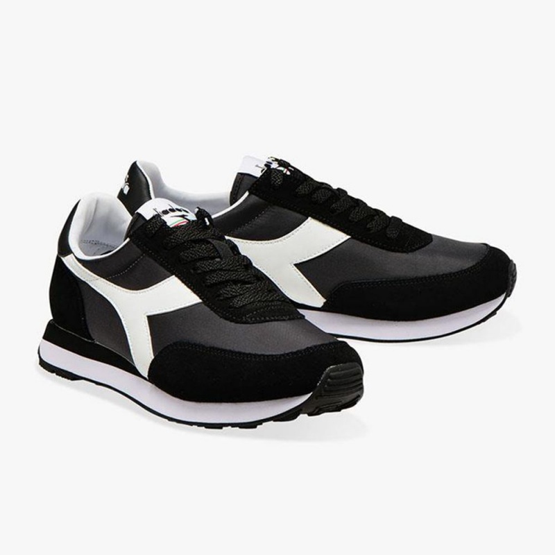 Basket Basse Diadora Koala Femme Noir | KDTFHGS-52