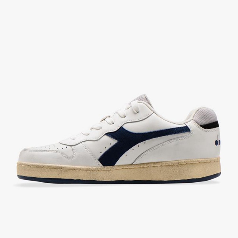 Basket Basse Diadora MI Basket Femme Bleu Marine | ITRBHEN-96