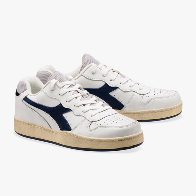 Basket Basse Diadora MI Basket Femme Bleu Marine | ITRBHEN-96