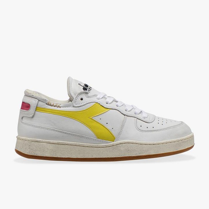 Basket Basse Diadora MI Basket Femme Jaune | BLAYJHW-14