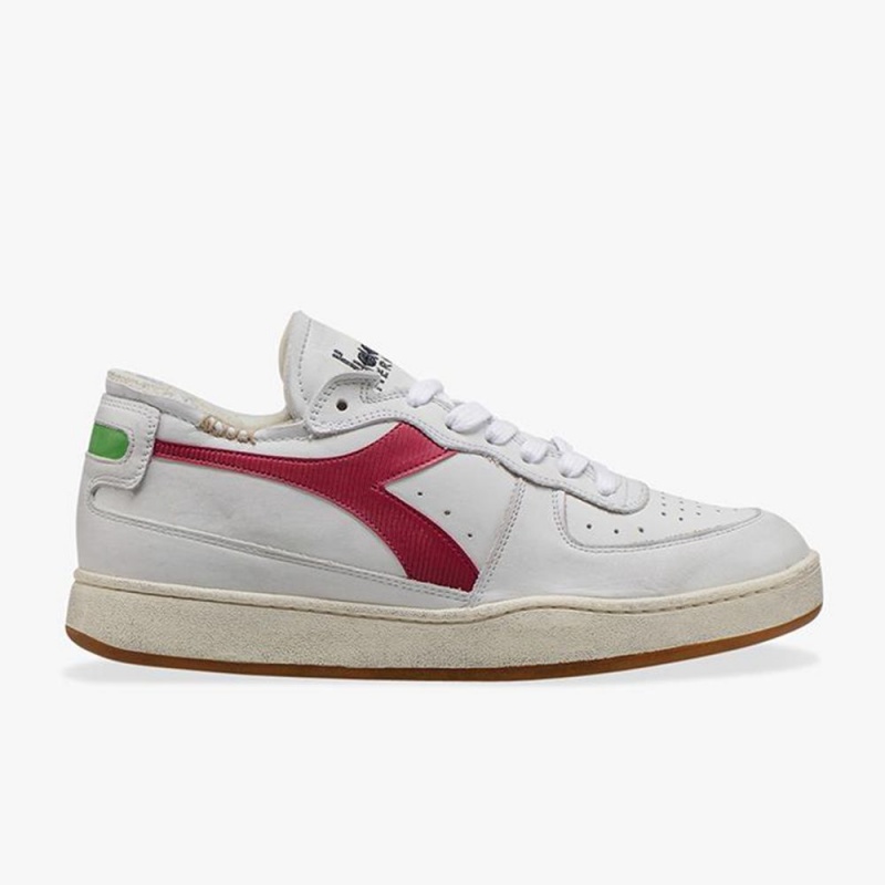 Basket Basse Diadora MI Basket Femme Rouge | BIPVXDM-05