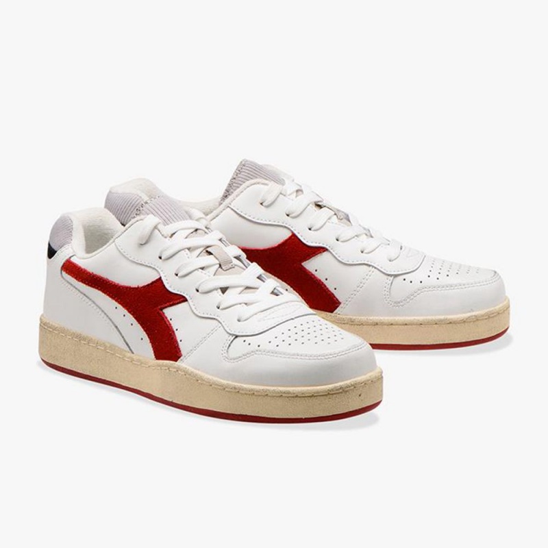 Basket Basse Diadora MI Basket Femme Rouge | MQOXNGY-51