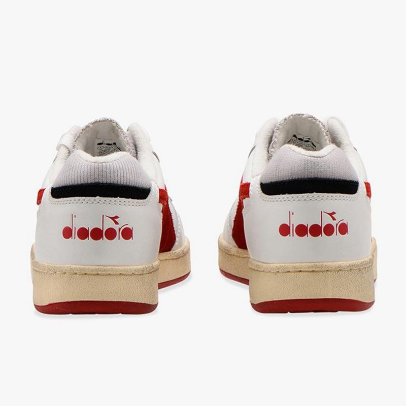 Basket Basse Diadora MI Basket Femme Rouge | MQOXNGY-51