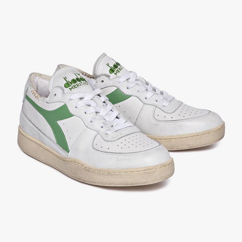 Basket Basse Diadora MI Basket Homme Vert | JORIFUG-94