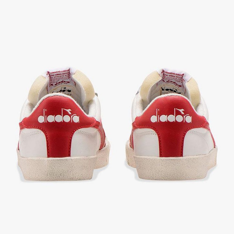 Basket Basse Diadora Melody Femme Rouge | IODRTBY-23