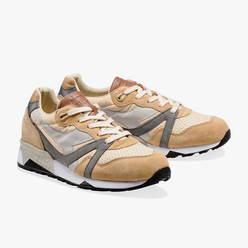 Basket Basse Diadora N9000 Homme Beige | KLNIRZF-64