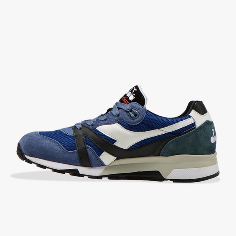 Basket Basse Diadora N9000 Homme Bleu Marine | YHTZAON-60