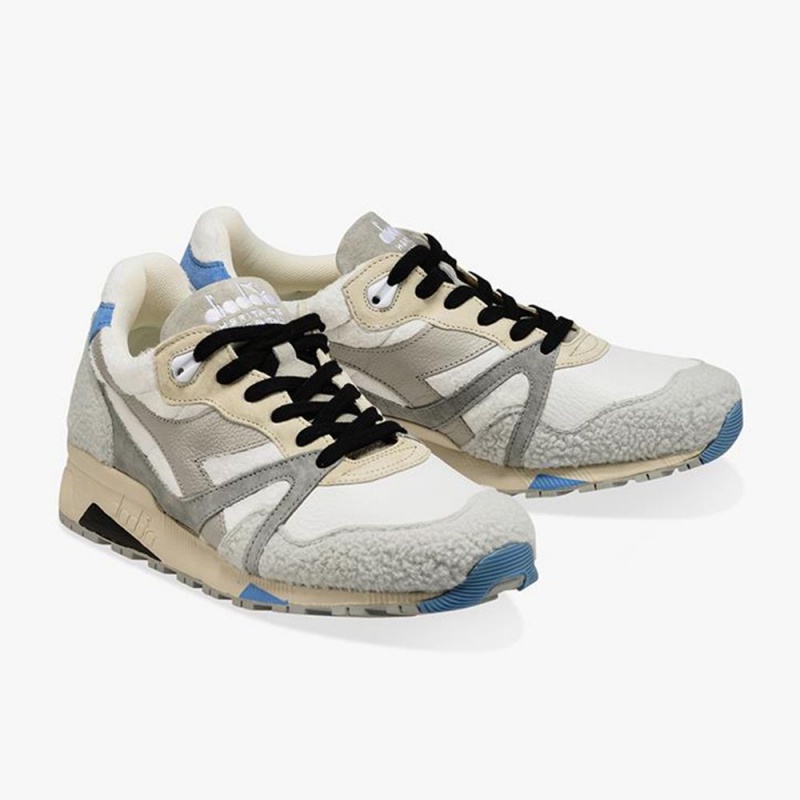 Basket Basse Diadora N9000 Homme Grise | UKJFGQE-95