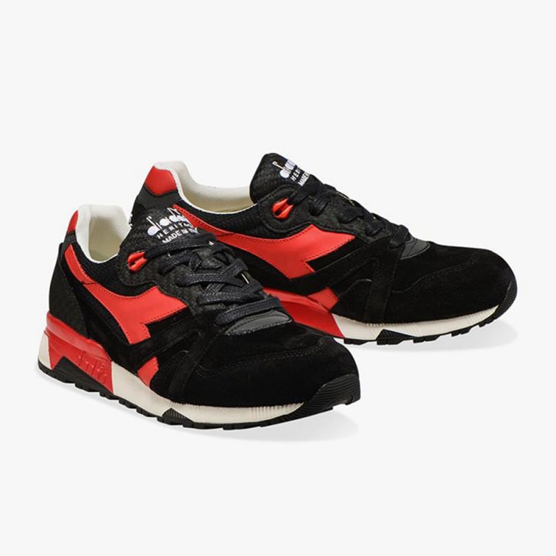 Basket Basse Diadora N9000 Homme Noir | PCBFTEQ-90