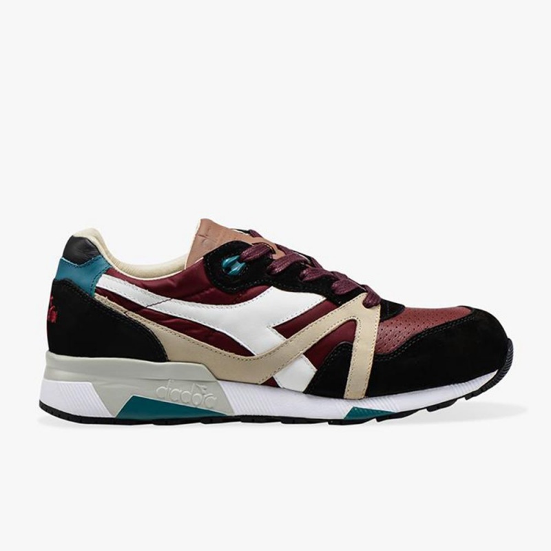 Basket Basse Diadora N9000 Homme Rouge | CMWYBTR-28