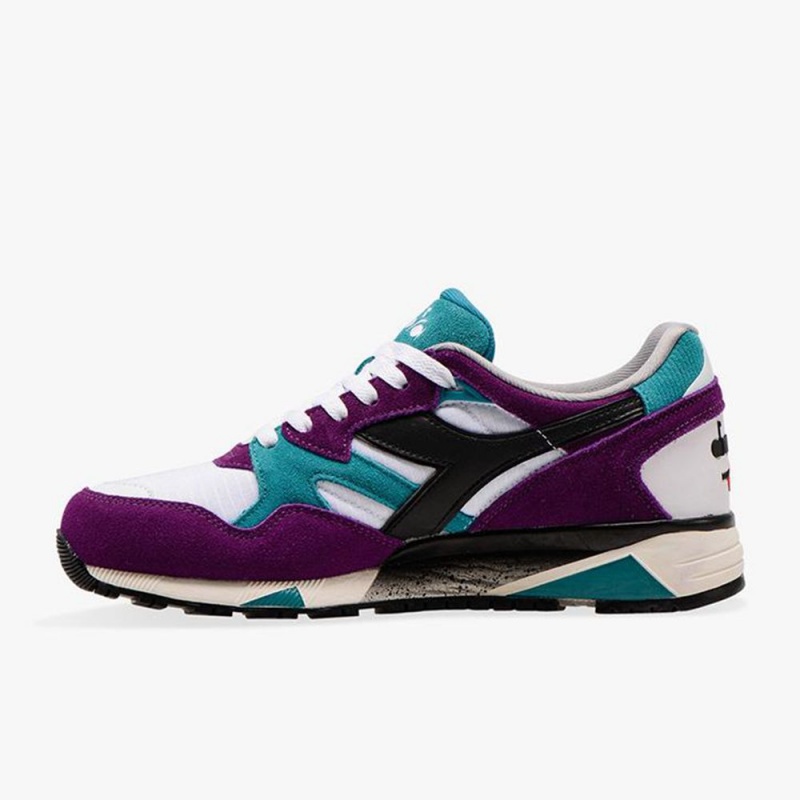 Basket Basse Diadora N9002 Homme Violette | ZMRBJVT-10