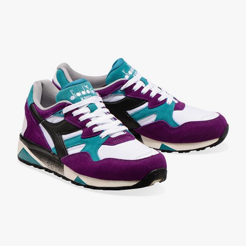 Basket Basse Diadora N9002 Homme Violette | ZMRBJVT-10