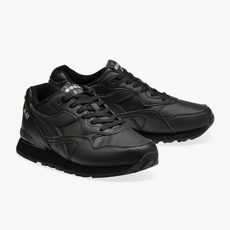 Basket Basse Diadora N.92 Femme Noir | FZLWYJK-34