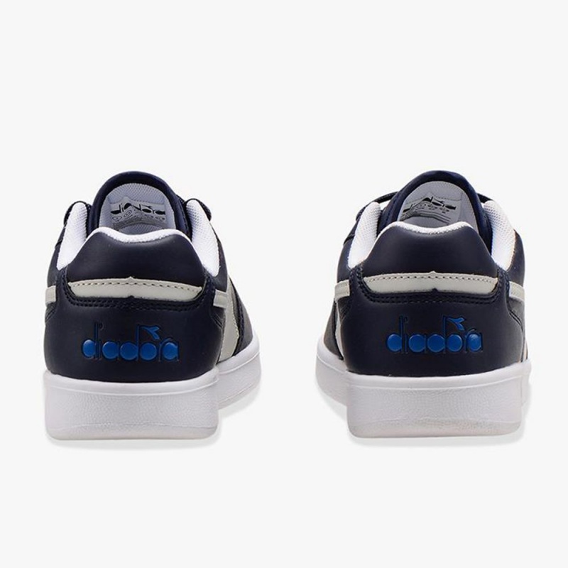 Basket Basse Diadora Playground Enfant Bleu Marine | ULNHWBF-03