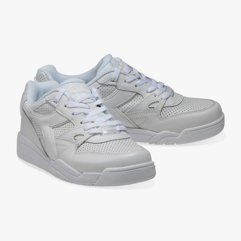 Basket Basse Diadora Rebound Homme Blanche | RQTUYLI-36