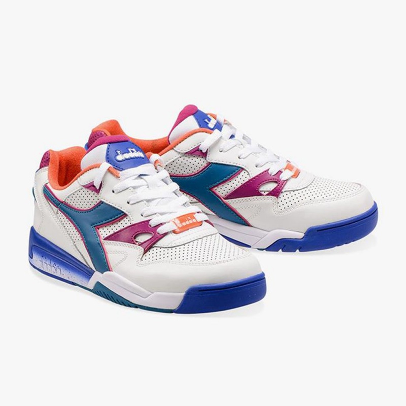 Basket Basse Diadora Rebound Homme Bleu | CIZWLKN-09