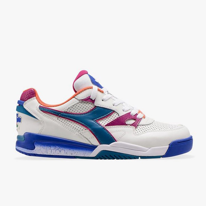 Basket Basse Diadora Rebound Homme Bleu | CIZWLKN-09