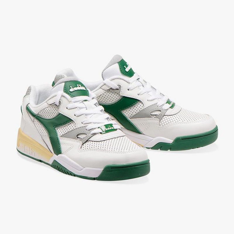 Basket Basse Diadora Rebound Homme Vert | MTZWSBK-38