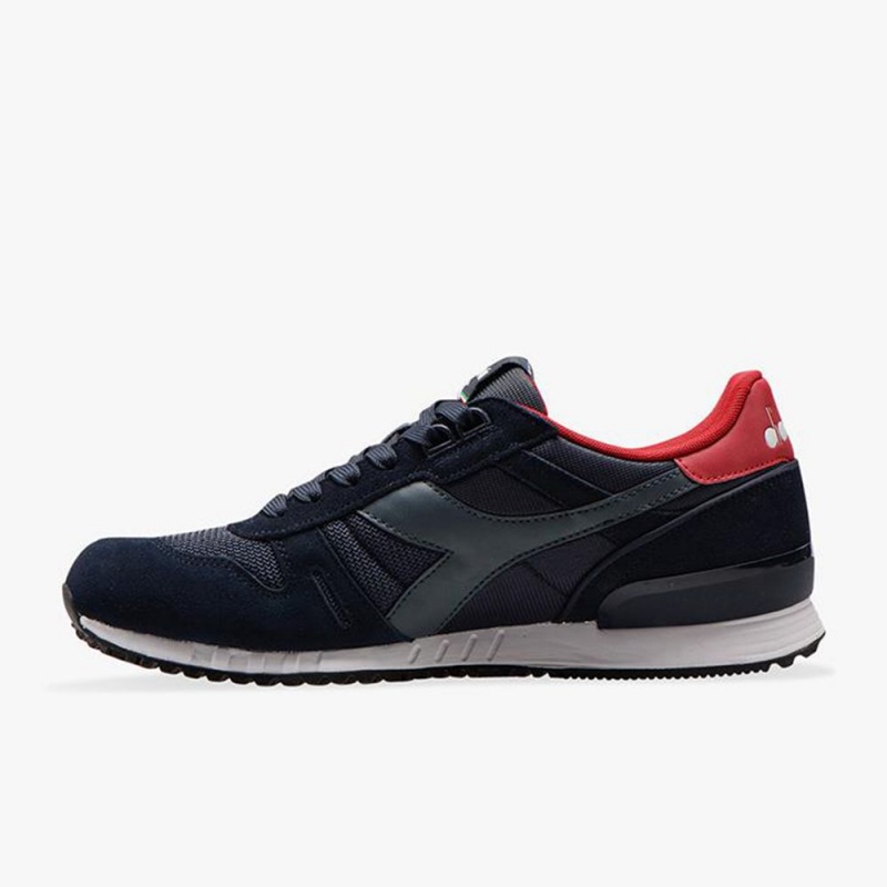 Basket Basse Diadora Titan Femme Bleu Marine | UPSOYJX-35