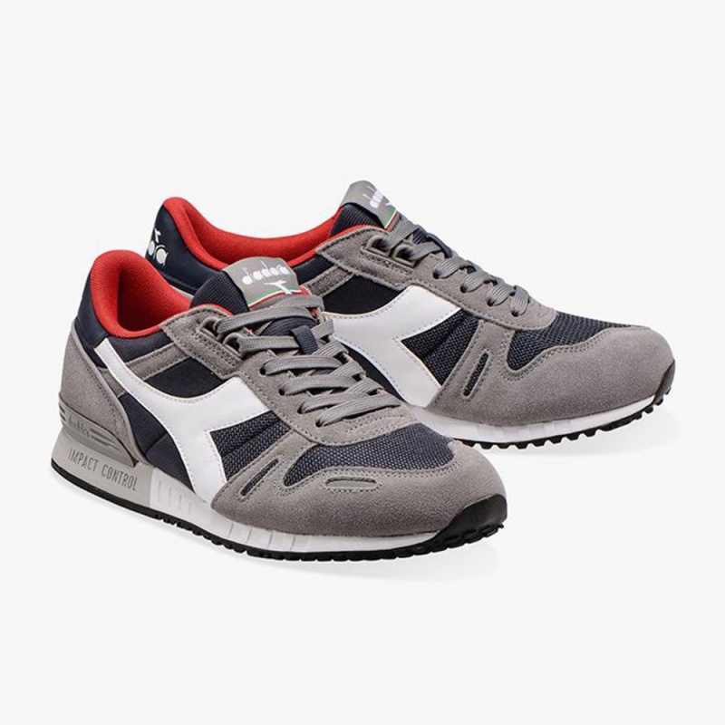 Basket Basse Diadora Titan Femme Grise | TUWJBSC-27