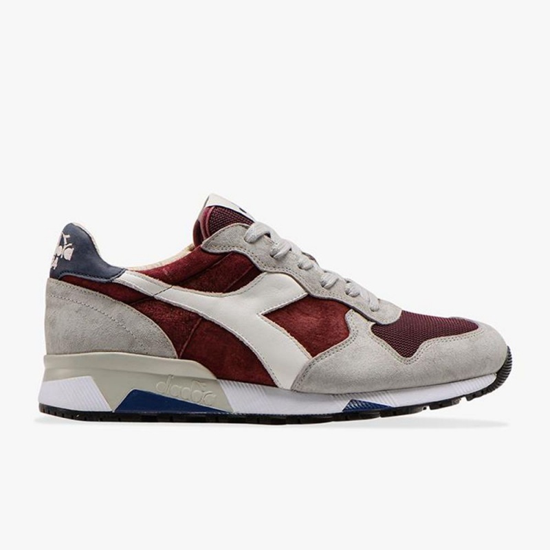 Basket Basse Diadora Trident Homme Rouge | UWHVMXG-80