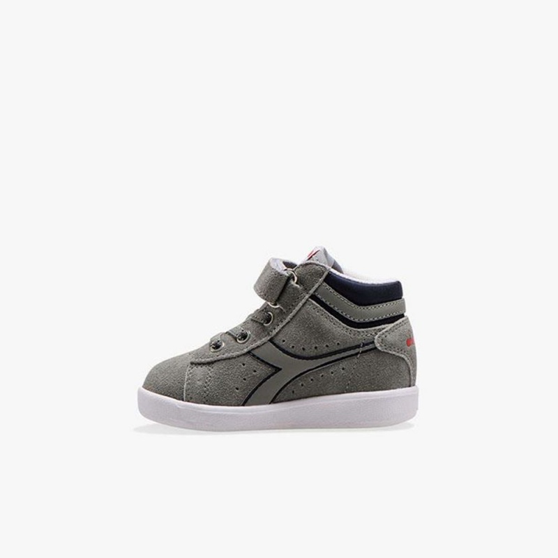 Basket Montante Diadora Game Enfant Grise | ULBVCDP-64