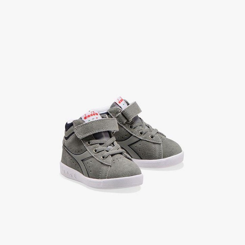 Basket Montante Diadora Game Enfant Grise | ULBVCDP-64