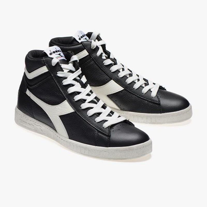 Basket Montante Diadora Game Homme Noir | VDZXNTE-20