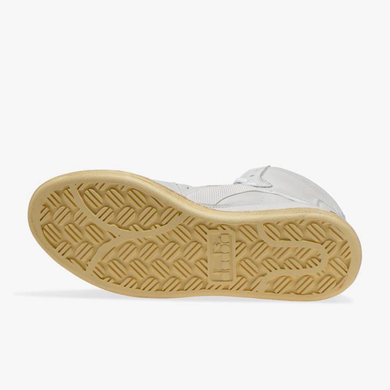 Basket Montante Diadora MI Basket Homme Blanche | YFZSUDX-19