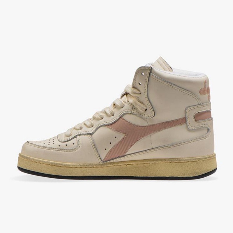 Basket Montante Diadora MI Basket Homme Blanche | SIGCFUW-39