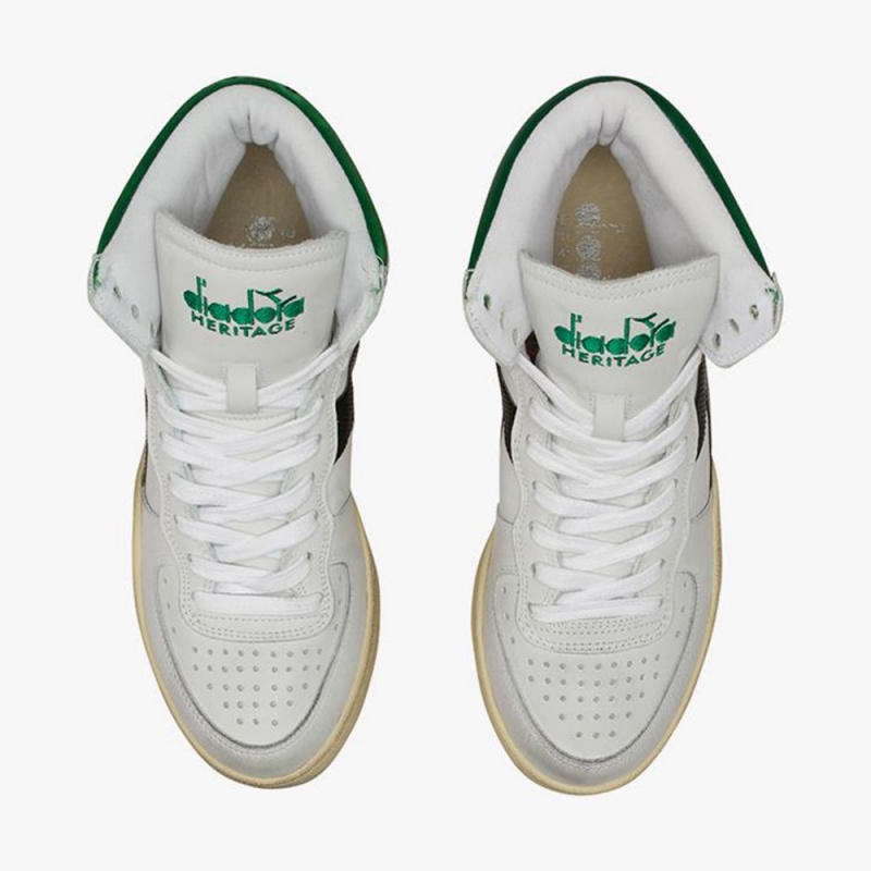 Basket Montante Diadora MI Basket Homme Vert | FJLWPSV-79